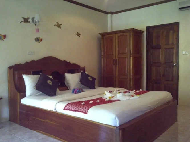 Double Bungalow with balcony and with sea view
