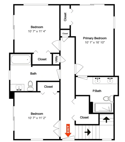 4 Bedrooms Studio with balcony