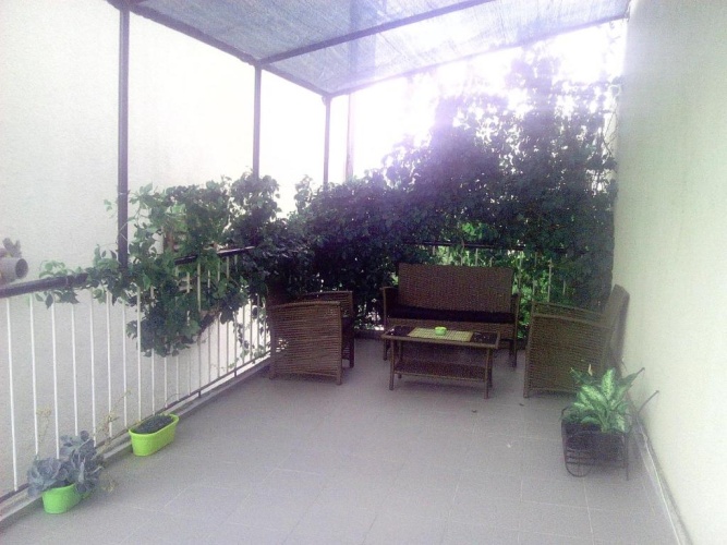 Apartment with balcony and with view