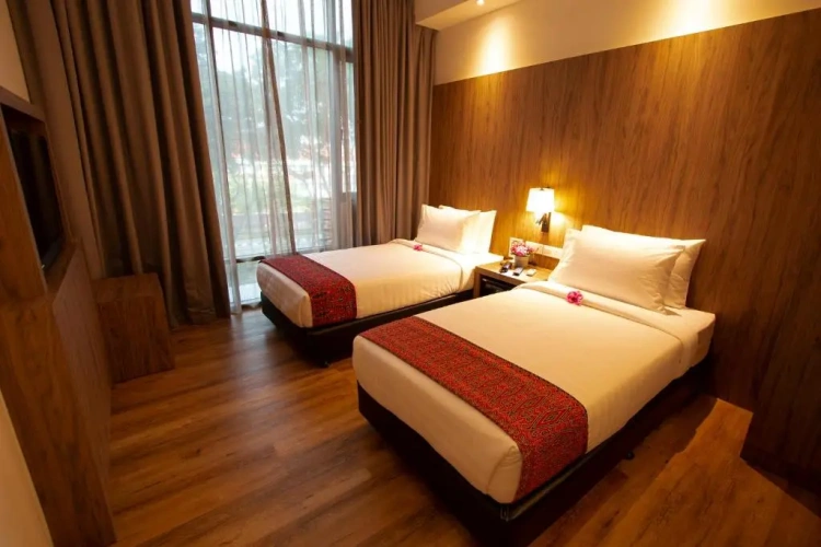 Standard Twin room with city view