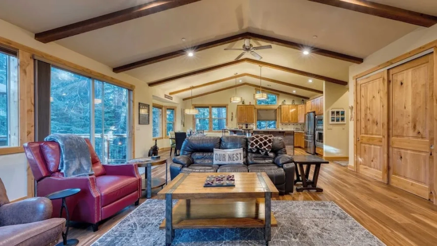 Cozy Tahoe Retreat w/ Hot Tub, Movie Room & Forest Views 10th ave 2 by Avantstay