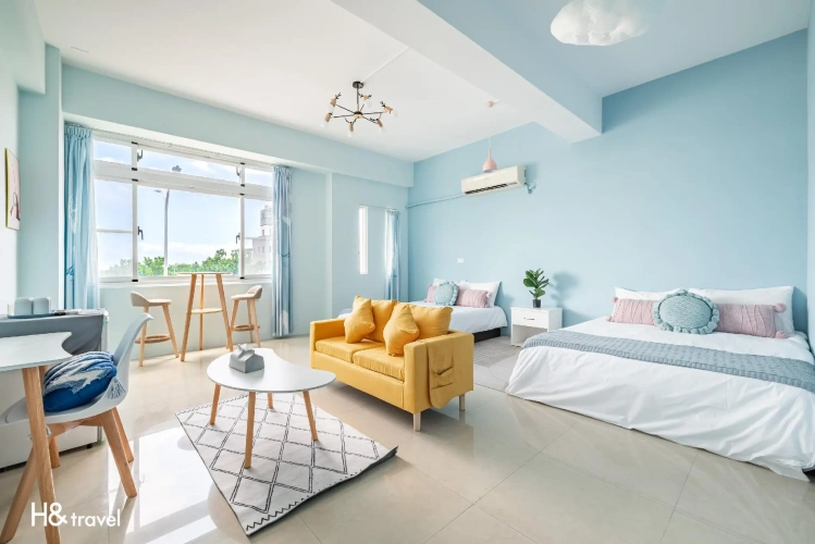 Standard Quadruple room with sea view