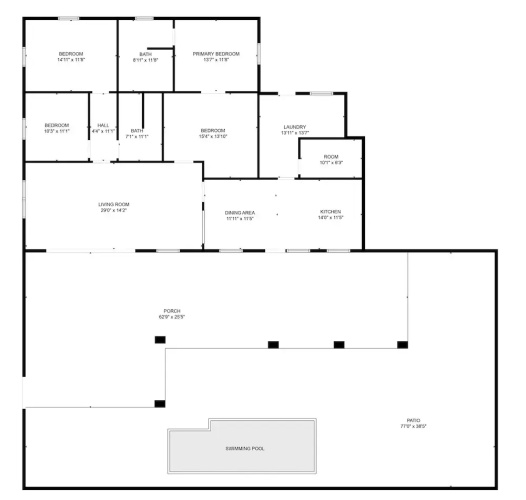 4 Bedrooms Cottage