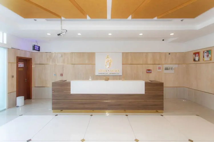 Casual apt steps city stadium with gym