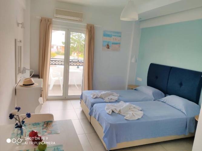 Studio with balcony and with view