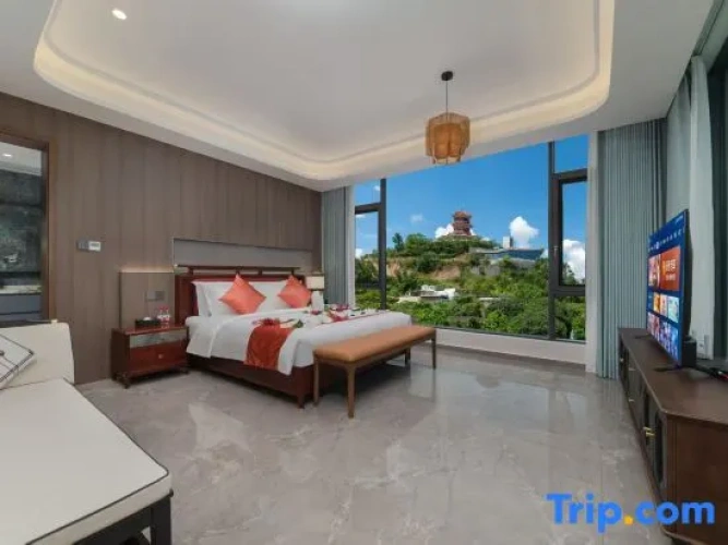 1 Bedroom Deluxe Double Suite with lake view