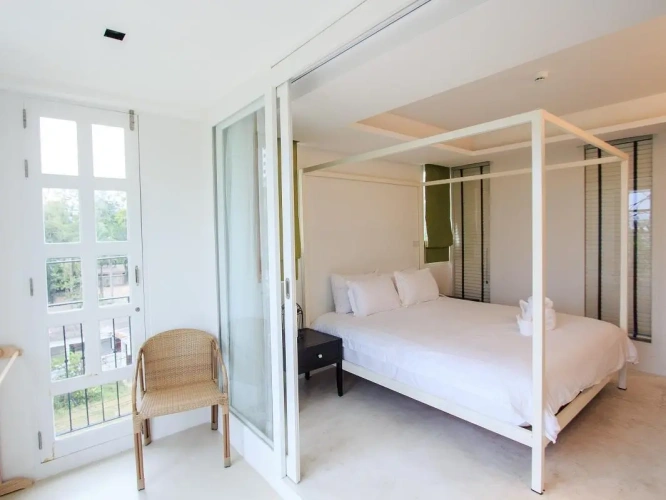 Standard Double room with balcony and with garden view