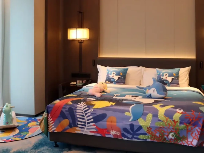 Ocean Themed Family Double room