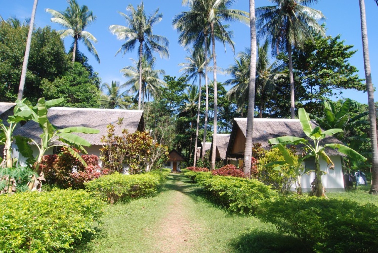 Bungalow with balcony and with view