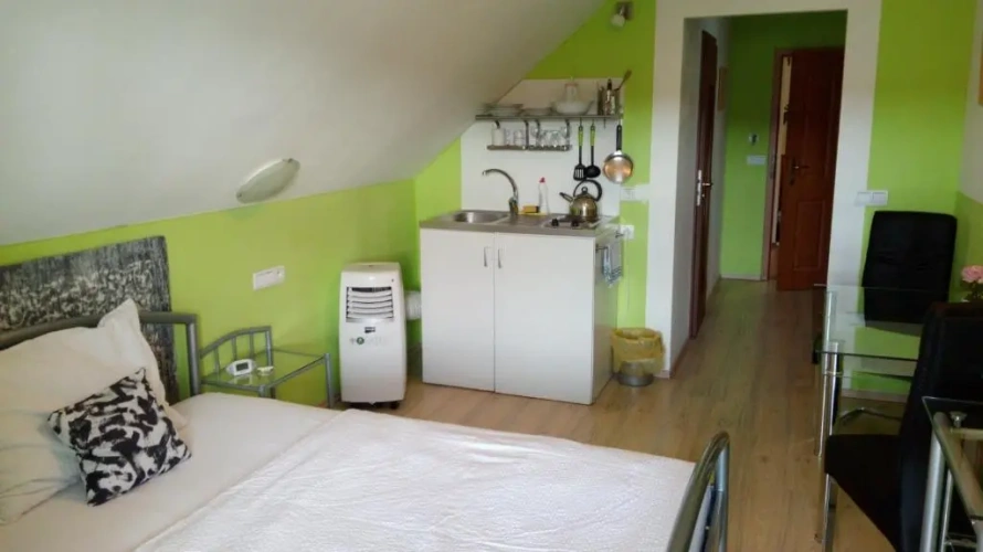 Apartment with balcony and with view