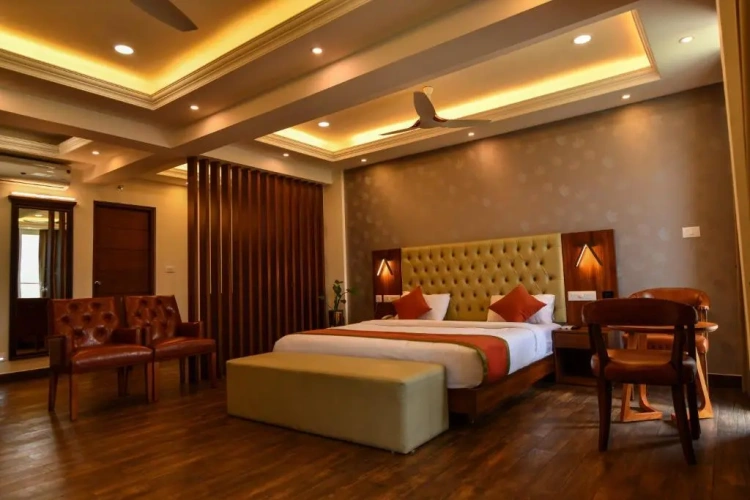 Standard room with mountain view