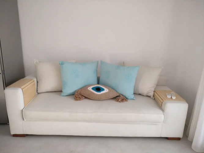 Blue and White Suites