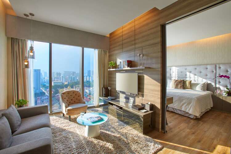 Pan Pacific Serviced Suites Beach Road, Singapore Over view