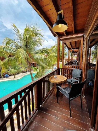 Standard Double room with pool view