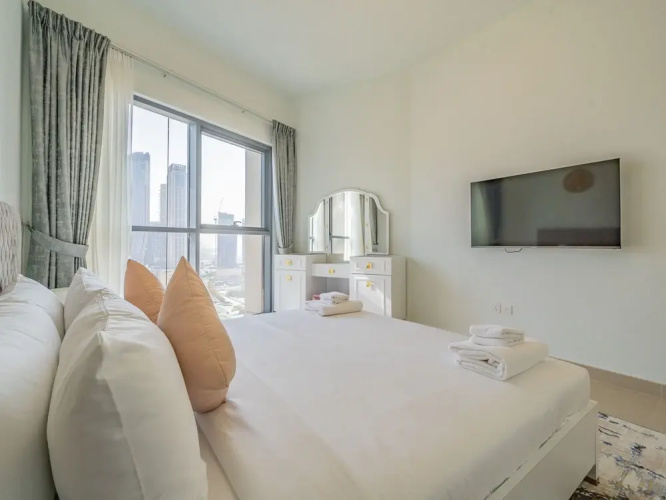 Glamorous Apartment Facing Burj Khalifa