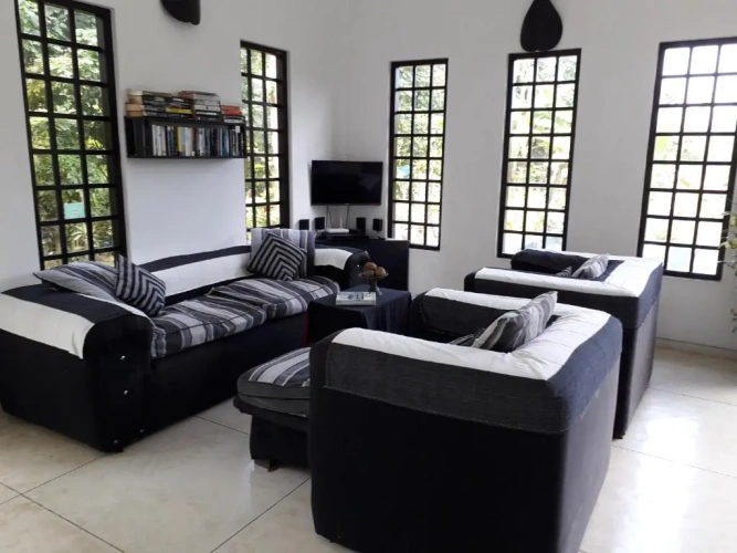 Villa with balcony and with view