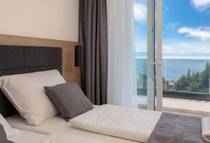 Standard Double room with balcony and with sea view