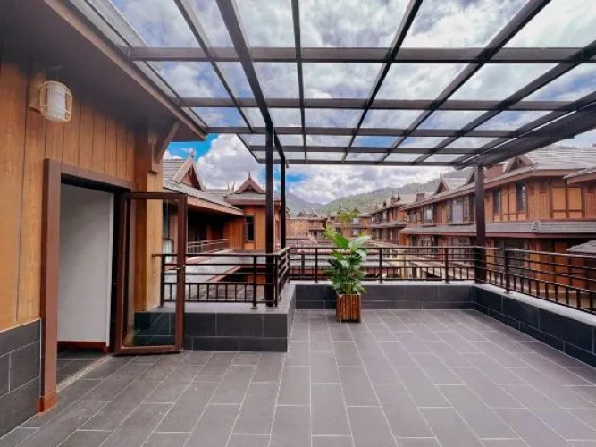 Outside