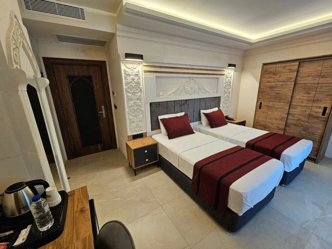 Deluxe Twin room with balcony and with city view