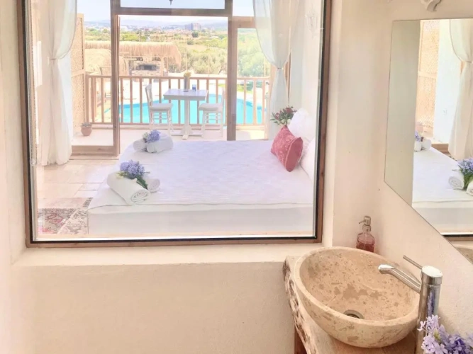 Standard Double room with pool view