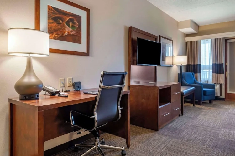 Deluxe Double Basement Suite with lake view