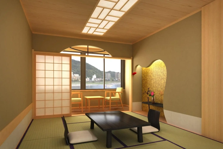 Standard Twin room with garden view