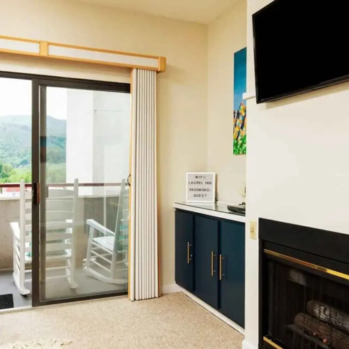 Fantastic Condo Pool Fireplace