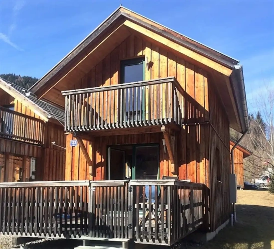 Chalet with balcony