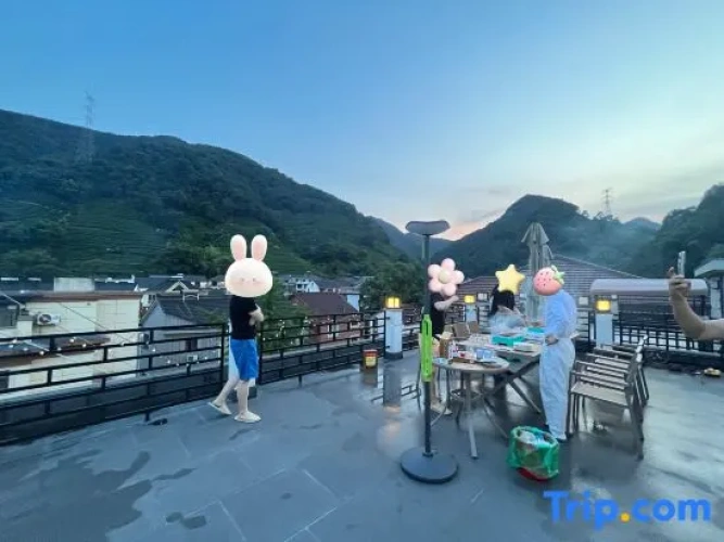 Outside