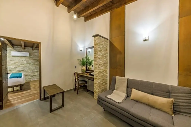 Superior Quadruple room with garden view
