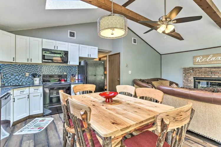 Walk to Lake & Beach: Pocono Cabin w/ Fire Pit
