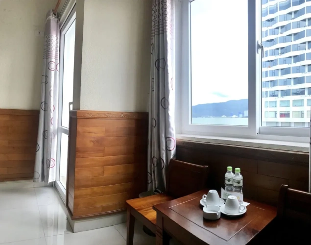 Deluxe Double room with balcony and with partial ocean view