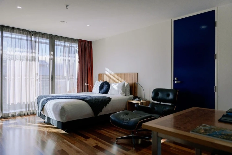 Studio with balcony