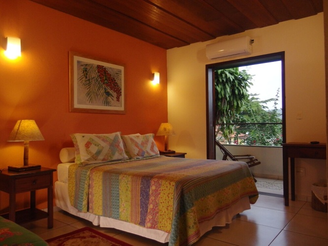 Luxury Double room with balcony and with garden view