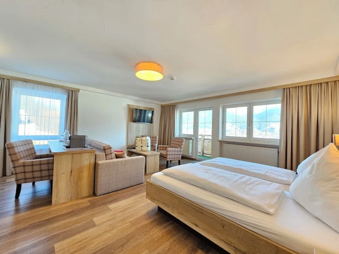 Grand Double Apartment with balcony and with mountain view