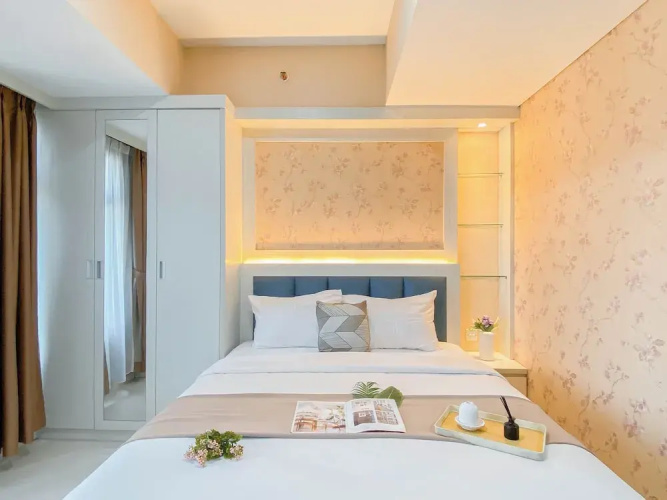 Cream Toned And Compact Studio Apartment Pollux Chadstone