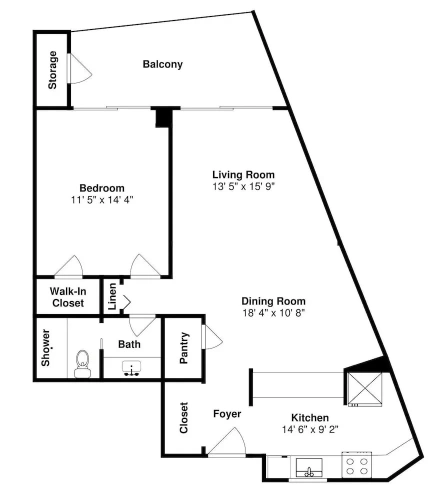 1 Bedroom Standard room