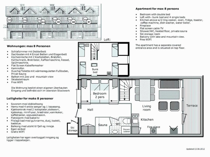 Apartment with balcony