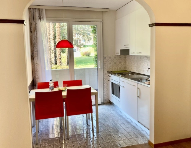 2 Bedrooms Family Apartment with balcony and with garden view