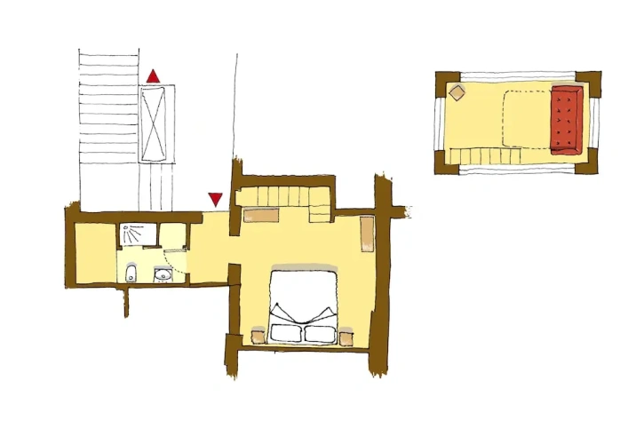 Luxury Duplex room with city view