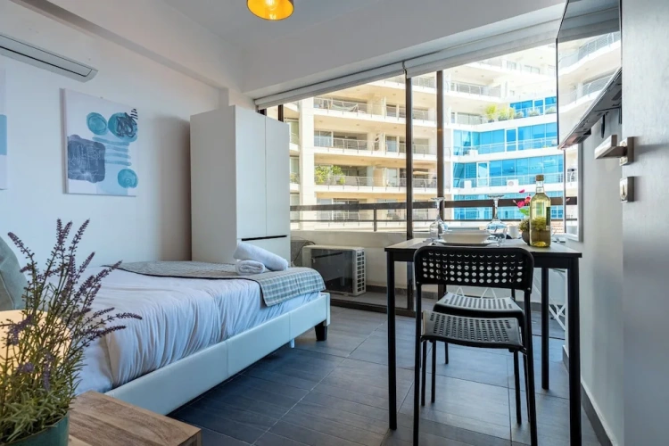 Double Studio with balcony and with city view