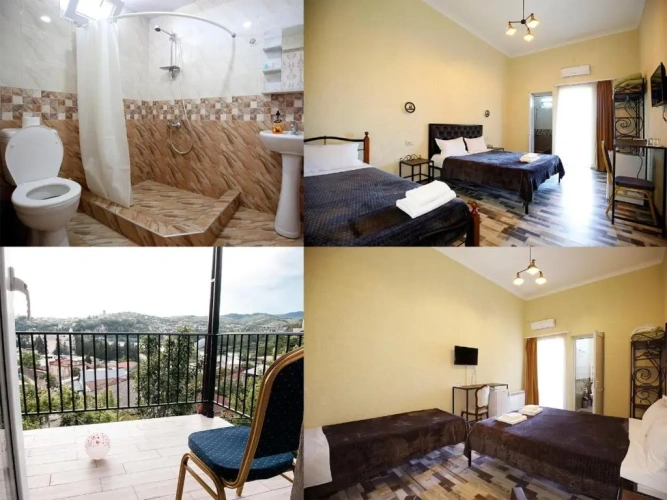 Standard Twin room with balcony and with view