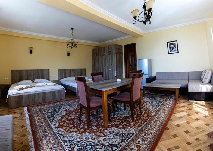 Family Suite with balcony and with mountain view