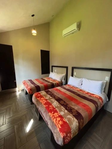 Standard Quadruple room with garden view