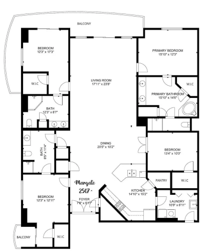 4 Bedrooms Standard room