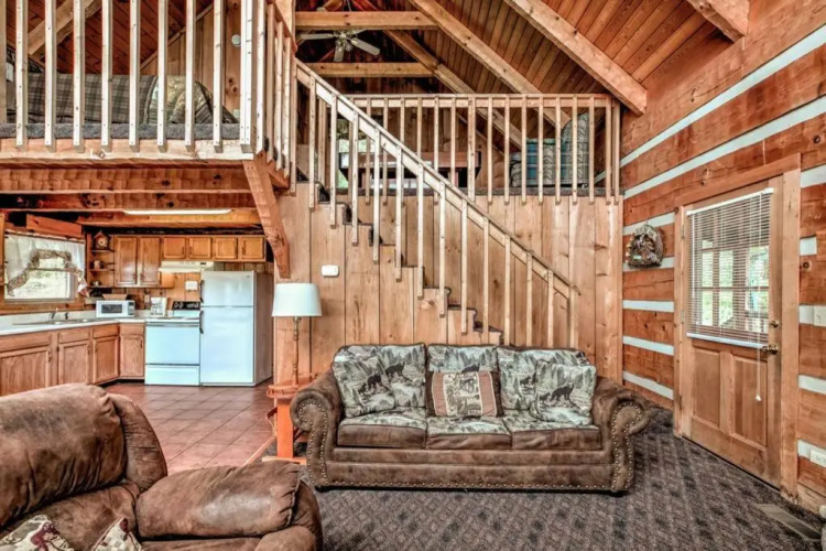 Super View Smoky Mtn Log Cabin Pool Table Hot Tub