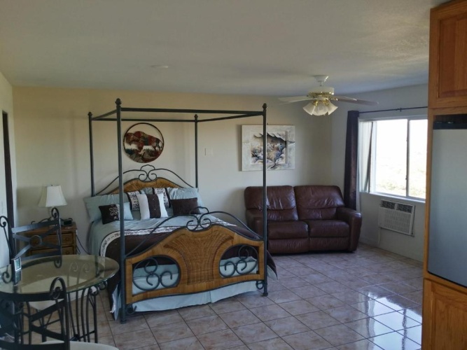 Double Studio with balcony and with view