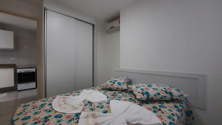 Apartamento 1 dormitório no Edifício Manhattan home service 804