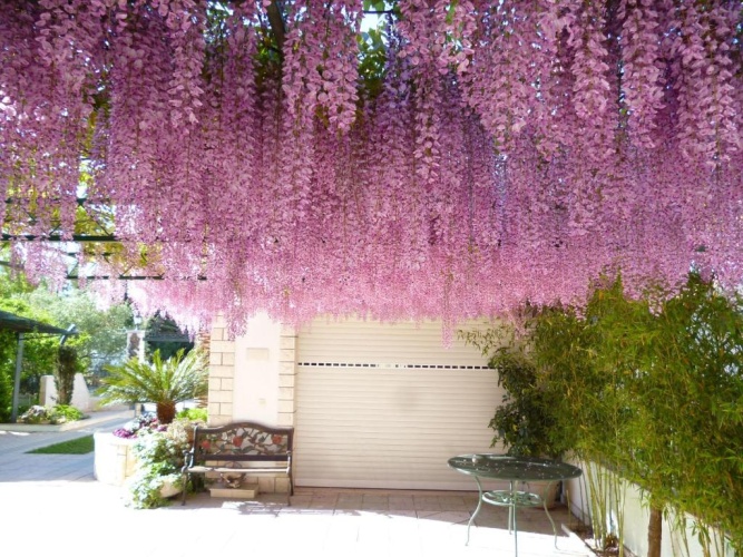 Outside