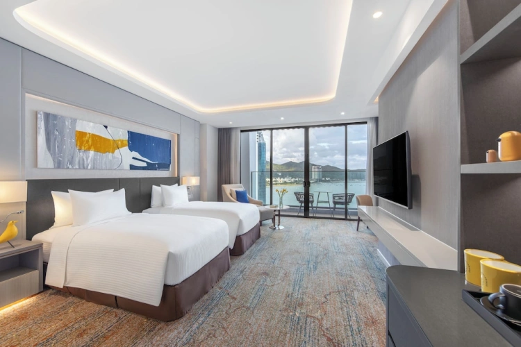 Grand Twin room with balcony and with ocean view